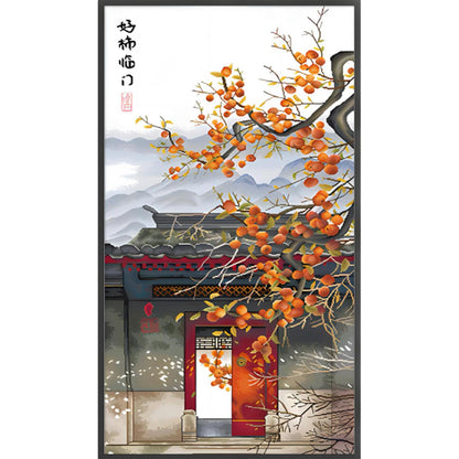 Good Fortune At Hand - 11CT Stamped Cross Stitch 70*130CM (Mona Lisa Brand Silk)