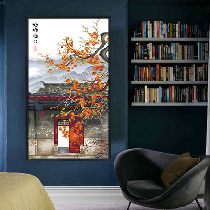 Good Fortune At Hand - 11CT Stamped Cross Stitch 70*130CM (Mona Lisa Brand Silk)