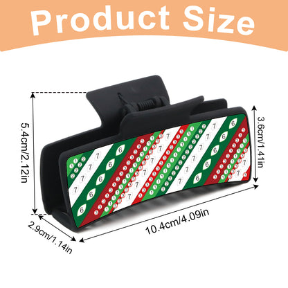 2Pcs Christmas DIY Diamond Hair Claw Clips Making Kit for Women Ladies   Girls