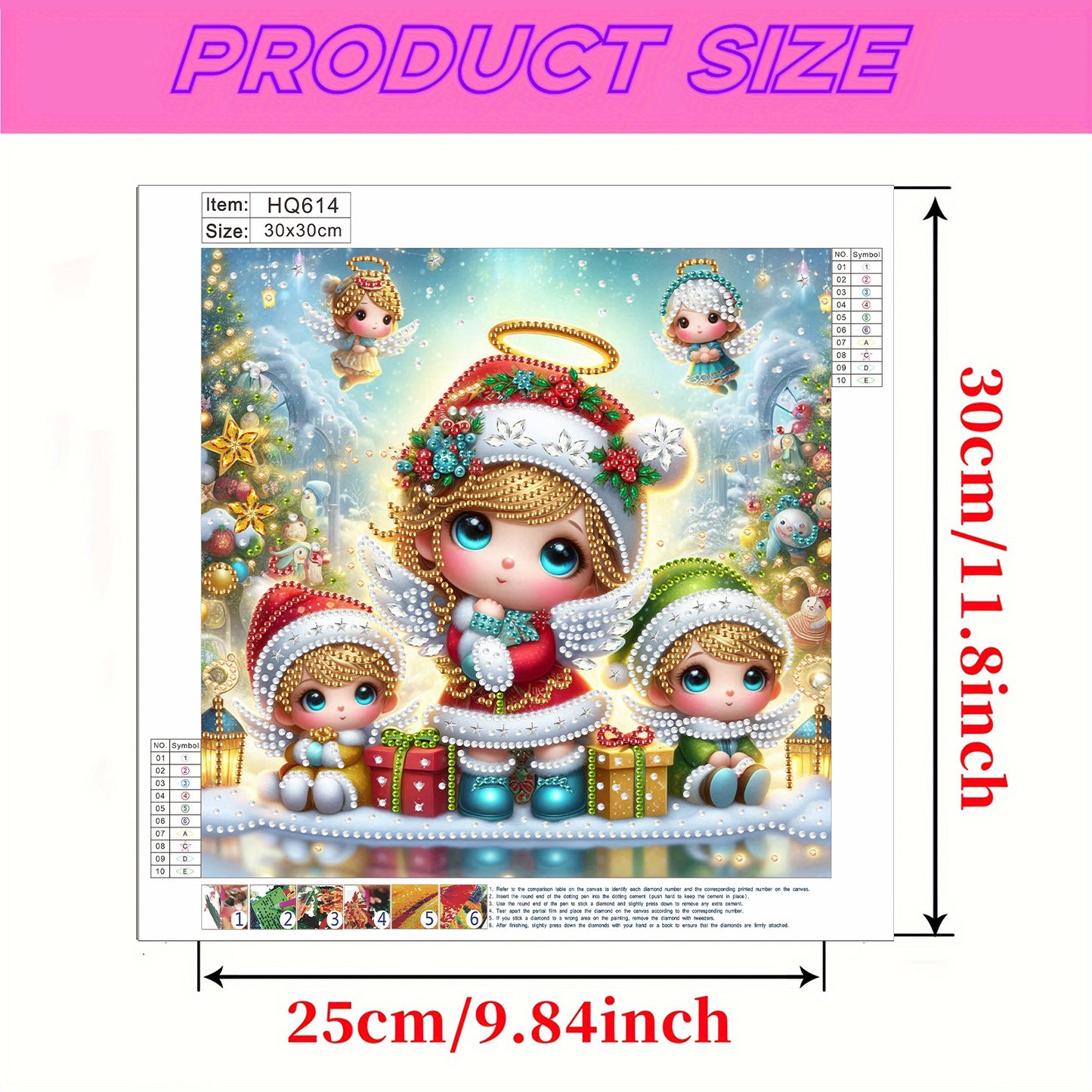 Little Girl In Snow Scene - Special Shaped Drill Diamond Painting 30*30CM