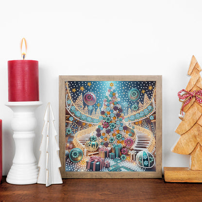 Christmas Tree - Special Shaped Drill Diamond Painting 30*30CM