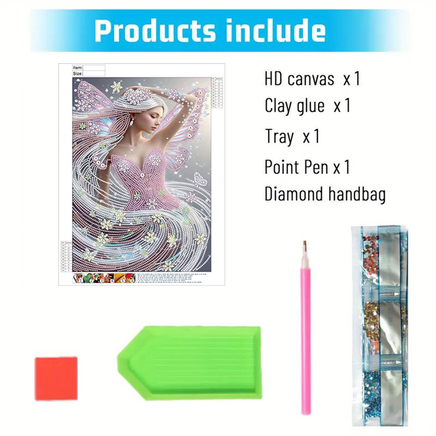 Wind Fairy Beauty - Special Shaped Drill Diamond Painting 30*40CM
