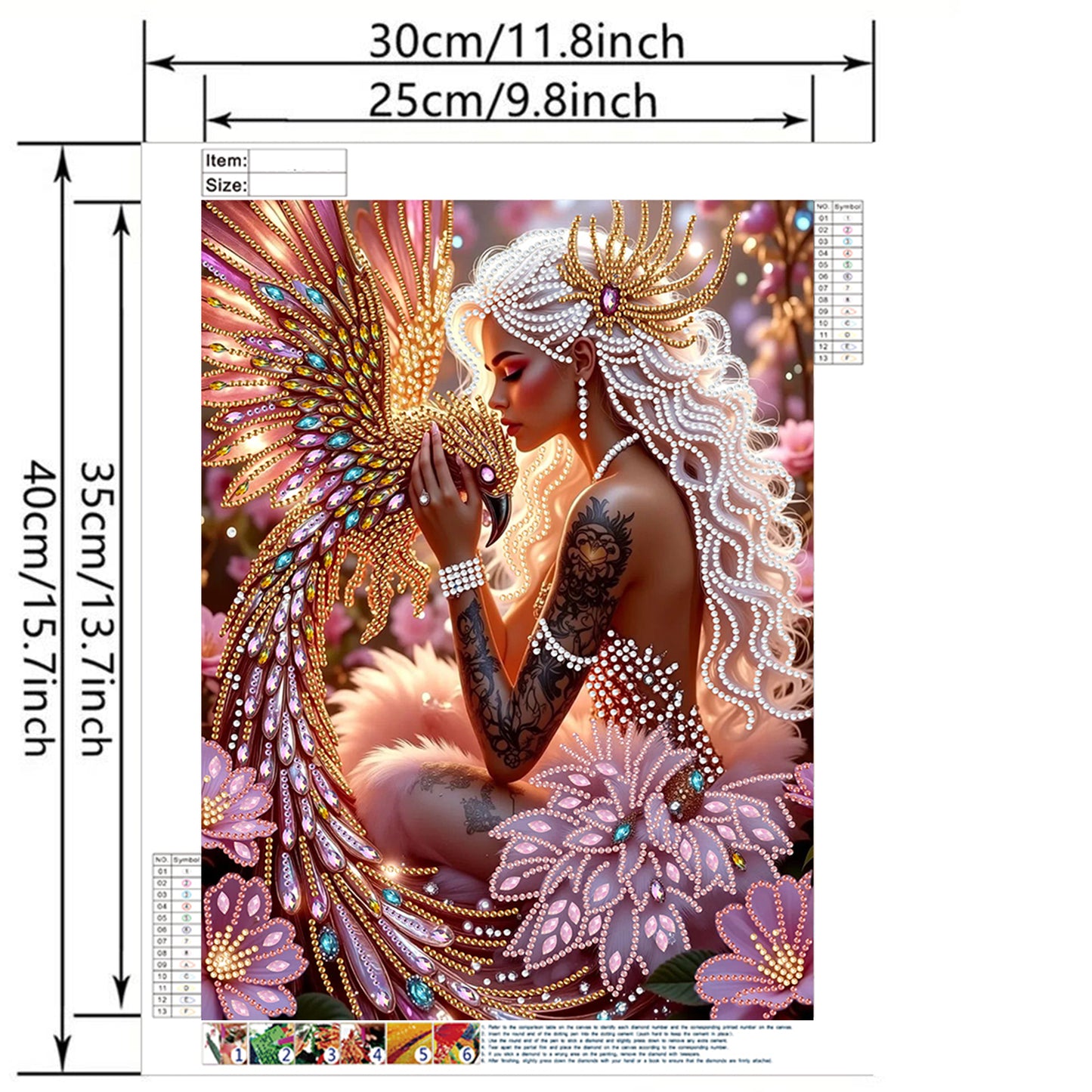 Forest Fairy Beauty - Special Shaped Drill Diamond Painting 30*40CM