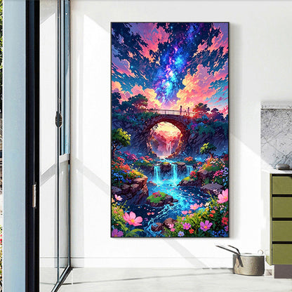 Landscape - Full Round Drill Diamond Painting 40*70CM