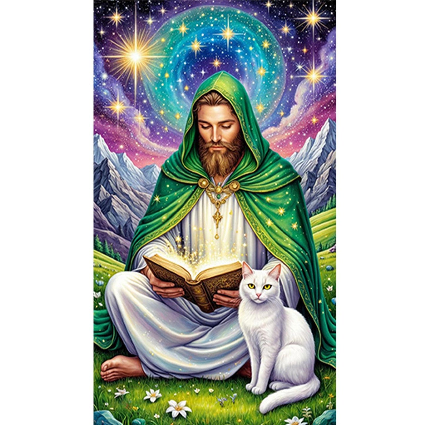 Faith - Full Round Drill Diamond Painting 40*70CM