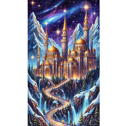 Castle - Full Round Drill Diamond Painting 40*70CM