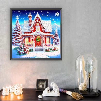 Christmas House - Special Shaped Drill Diamond Painting 30*30CM