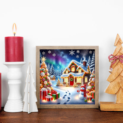 Christmas House - Special Shaped Drill Diamond Painting 30*30CM