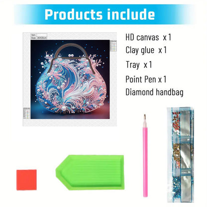 Dream Flower Bag - Special Shaped Drill Diamond Painting 30*30CM