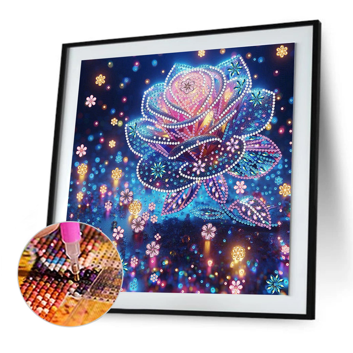 Dream Flower - Special Shaped Drill Diamond Painting 30*30CM
