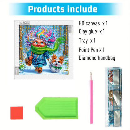 Cute Grandma - Special Shaped Drill Diamond Painting 30*30CM