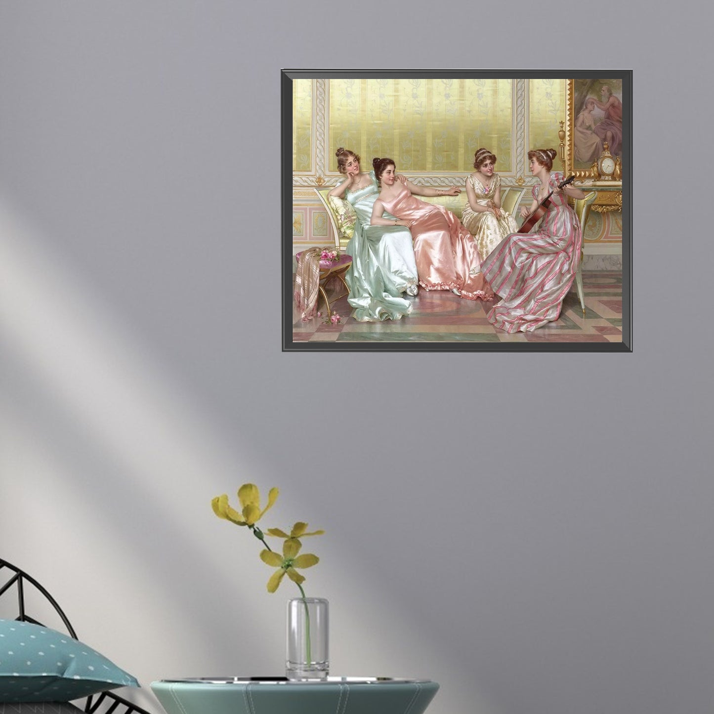 Vintage Girl - Full Round Drill Diamond Painting 50*40CM