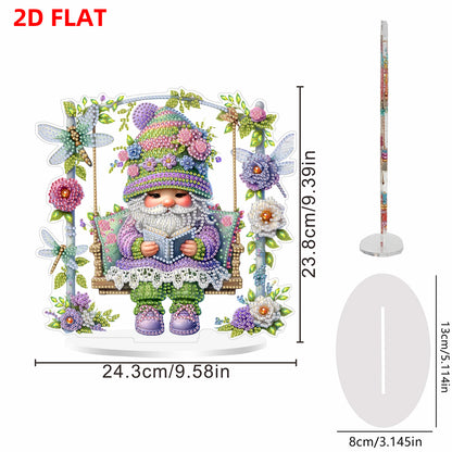 Goblin DIY 2D Flat Print Acrylic Desktop Diamond Art Kits 24x22cm Desktop Decor
