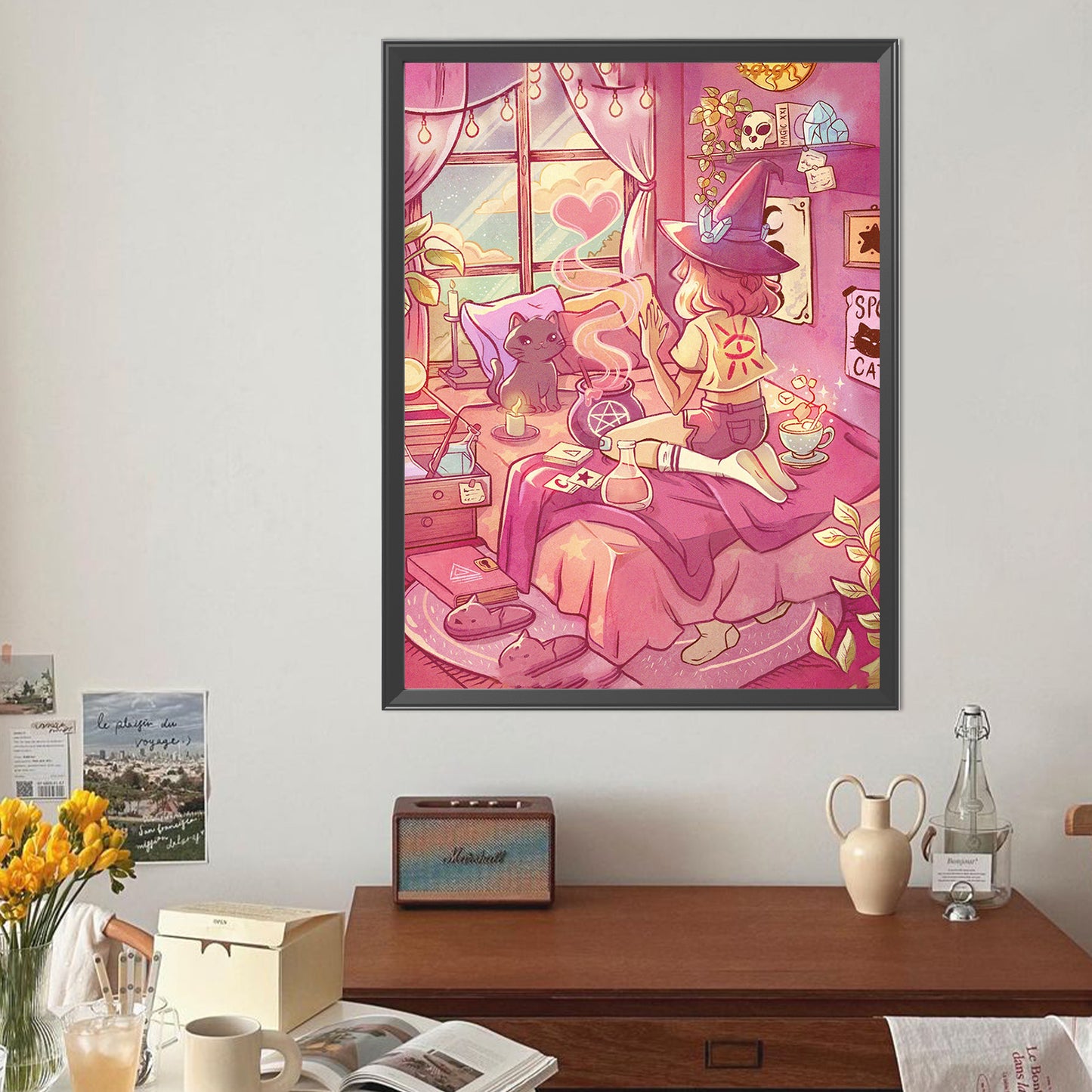 Cartoon Girl - Full Round Drill Diamond Painting 40*50CM