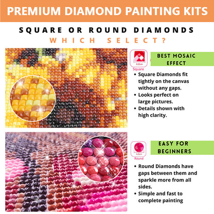 Snowman Building - Full Square Drill Diamond Painting 30*30CM