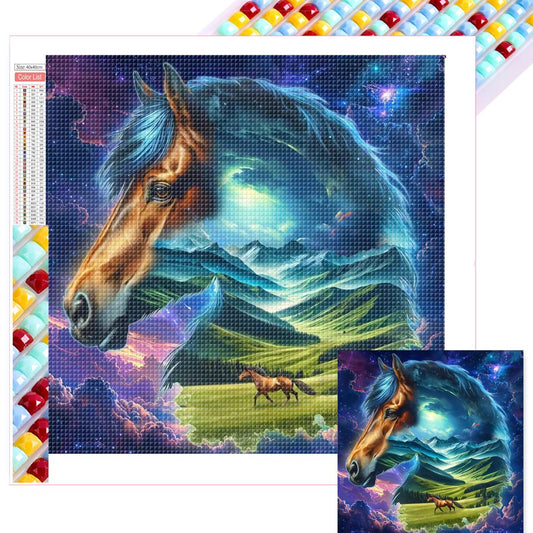 Horse - Full Square Drill Diamond Painting 40*40CM