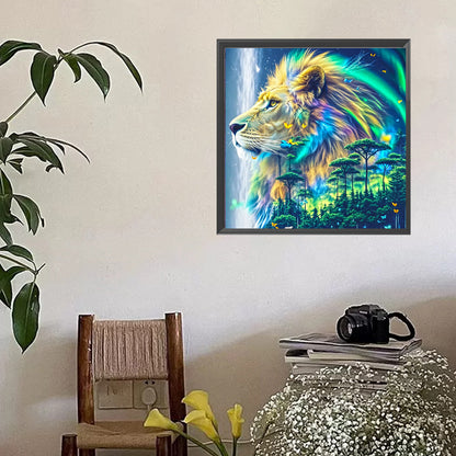 Lion - Full Square Drill Diamond Painting 40*40CM