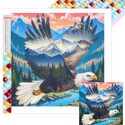Eagle - Full Square Drill Diamond Painting 40*40CM