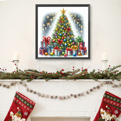 Christmas Tree - Full Round Drill Diamond Painting 40*40CM