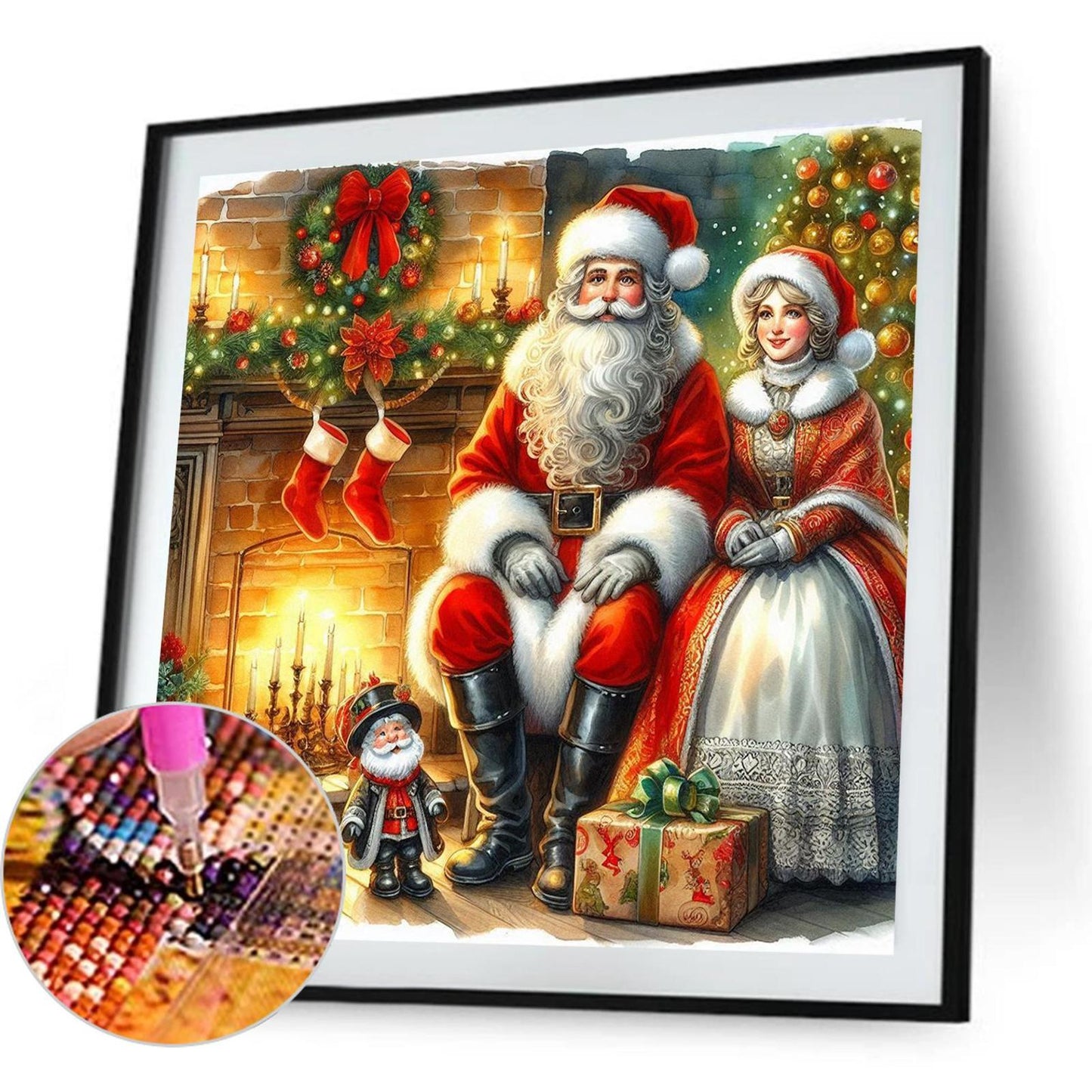 Santa Claus - Full Round Drill Diamond Painting 40*40CM
