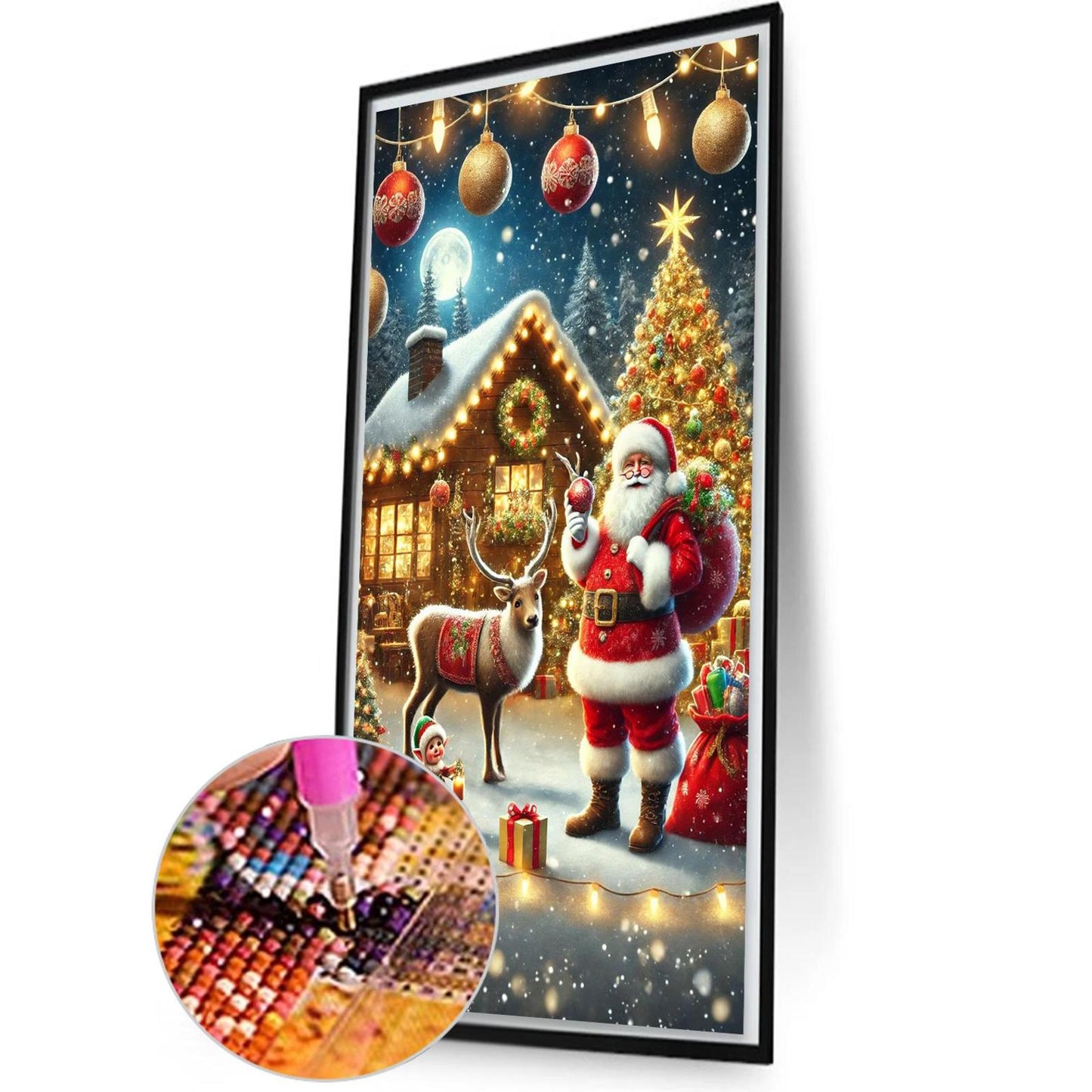 Santa Claus - Full Round Drill Diamond Painting 40*70CM