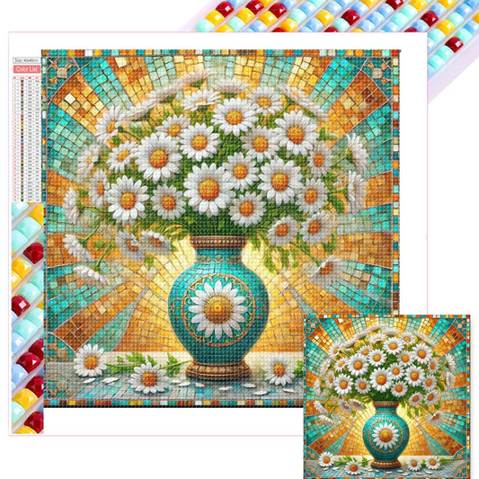 Daisy - Full Square Drill Diamond Painting 40*40CM