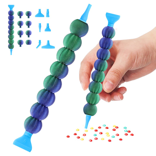 5D Diamond Painting Pen Kit Diamond Art Pen for DIY Diamond Art (Blue Green)