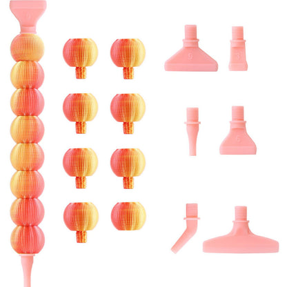 5D Diamond Painting Pen Kit Diamond Art Pen for DIY Diamond Art (Gold Red)