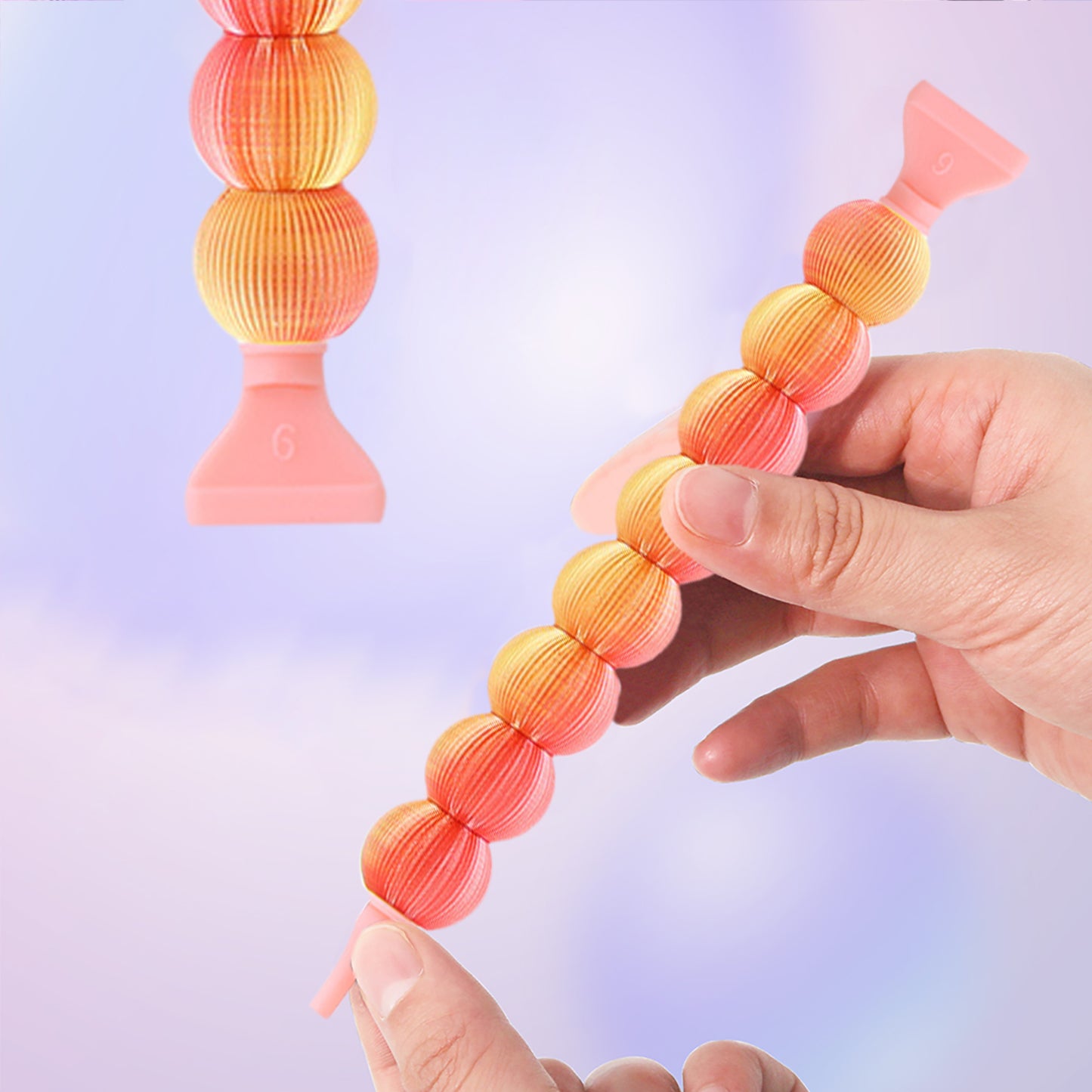 5D Diamond Painting Pen Kit Diamond Art Pen for DIY Diamond Art (Gold Red)