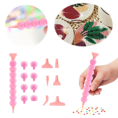 5D Diamond Painting Pen Kit Diamond Art Pen for DIY Diamond Art Tools (Pink)