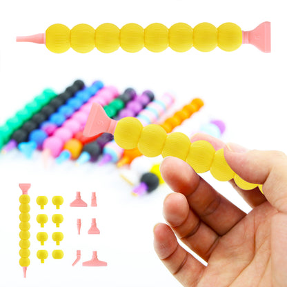 5D Diamond Painting Pen Kit Diamond Art Pen for DIY Diamond Art Tools (Yellow)