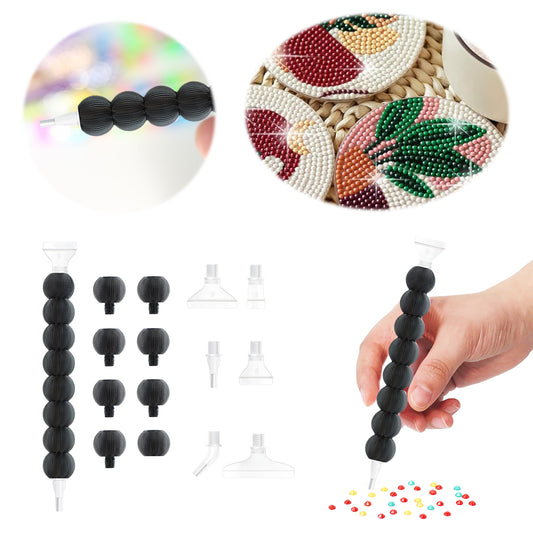 5D Diamond Painting Pen Kit Diamond Art Pen for DIY Diamond Art Tools (Black)