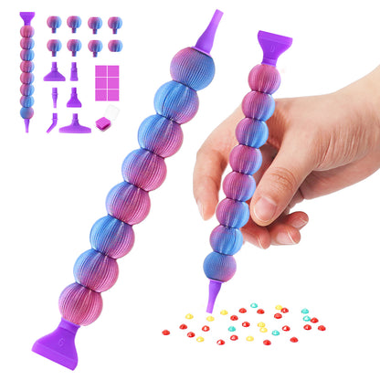 Diamond Painting Pen Diamond Art Pen 5D Diamond Painting Tools (Blue Purple)