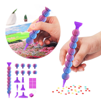 Diamond Painting Pen Diamond Art Pen 5D Diamond Painting Tools (Blue Purple)