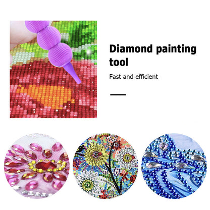 Diamond Painting Pen Diamond Art Pen 5D DIY Diamond Painting Tools (Purple)
