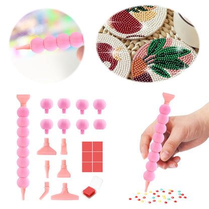 Diamond Painting Pen Diamond Art Pen 5D DIY Diamond Painting Tools (Pink)