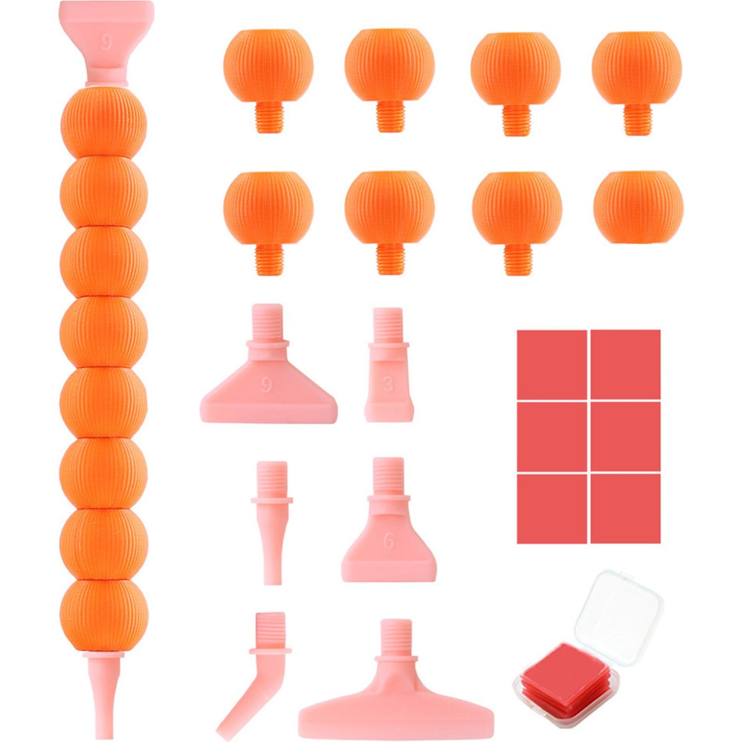 Diamond Painting Pen Diamond Art Pen 5D DIY Diamond Painting Tools (Orange)