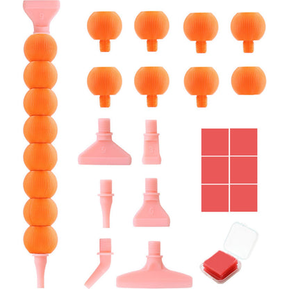 Diamond Painting Pen Diamond Art Pen 5D DIY Diamond Painting Tools (Orange)