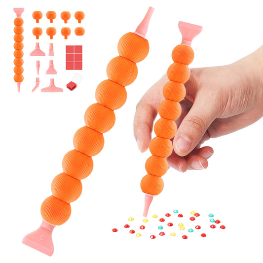 Diamond Painting Pen Diamond Art Pen 5D DIY Diamond Painting Tools (Orange)