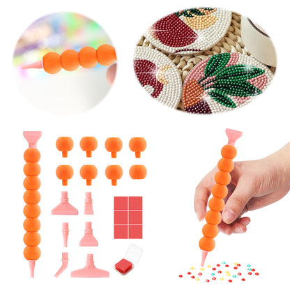 Diamond Painting Pen Diamond Art Pen 5D DIY Diamond Painting Tools (Orange)