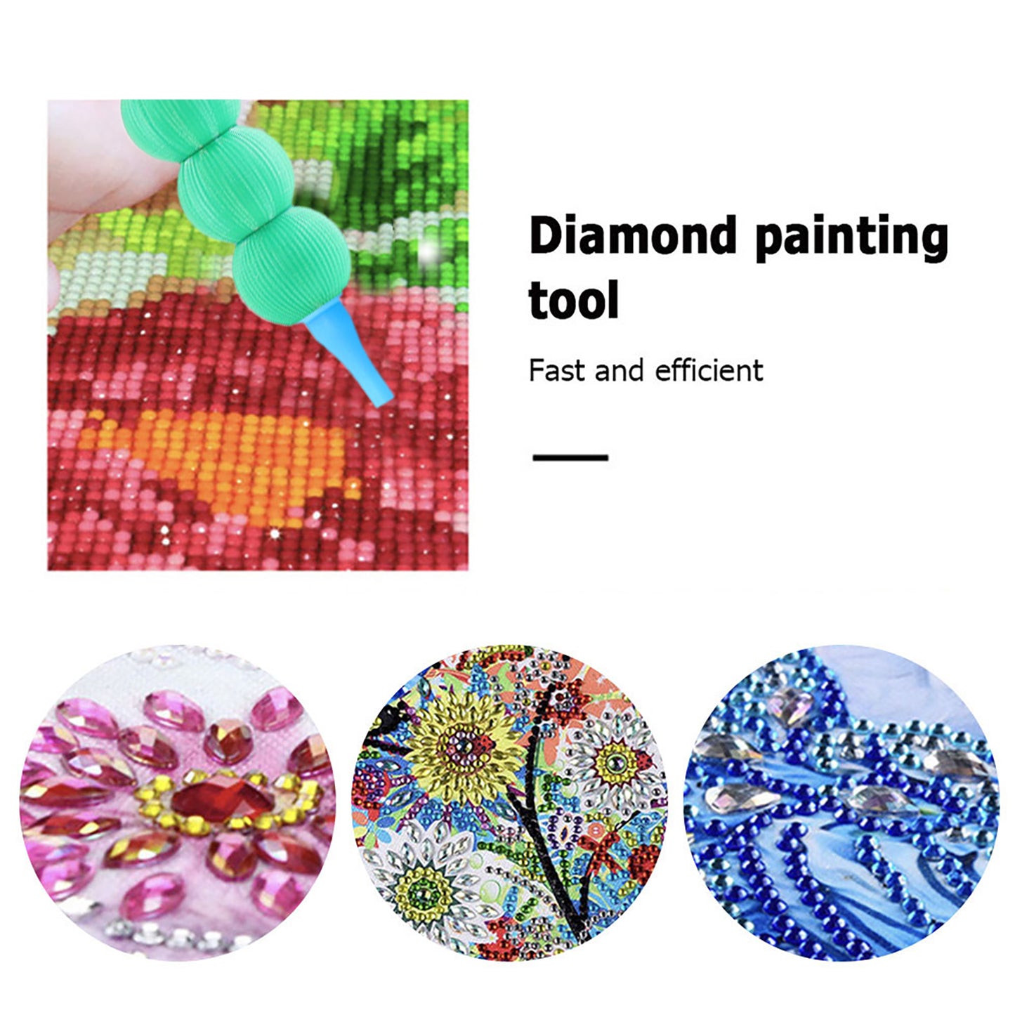 Diamond Painting Pen Diamond Art Pen 5D DIY Diamond Painting Tools (Green)