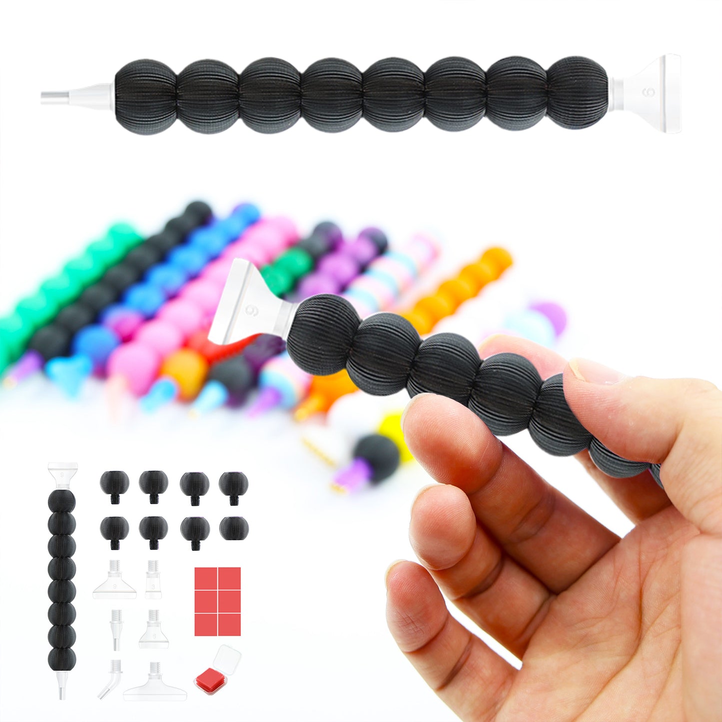 Diamond Painting Pen Diamond Art Pen 5D DIY Diamond Painting Tools (Black)