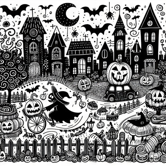 Halloween - Full Round Drill Diamond Painting 40*40CM