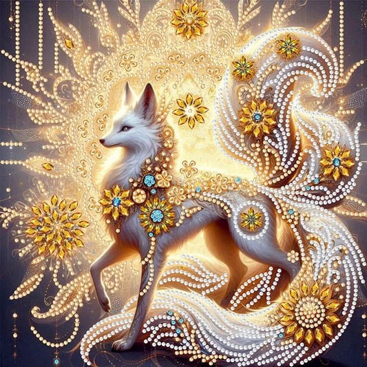 Glamour Fox - Special Shaped Drill Diamond Painting 30*30CM
