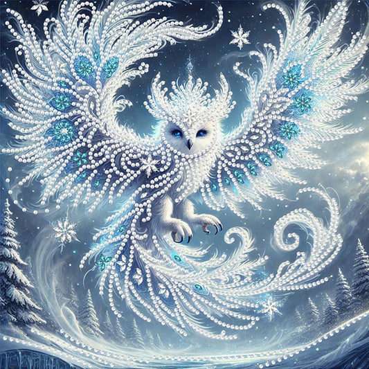 Owl - Special Shaped Drill Diamond Painting 30*30CM