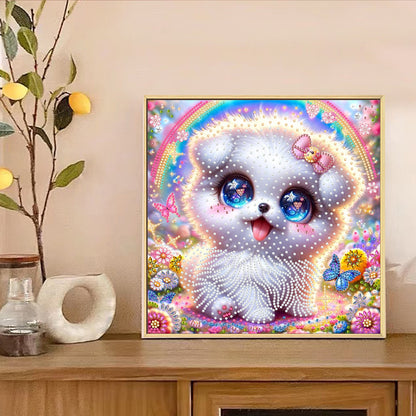 Cute Puppy - Special Shaped Drill Diamond Painting 30*30CM