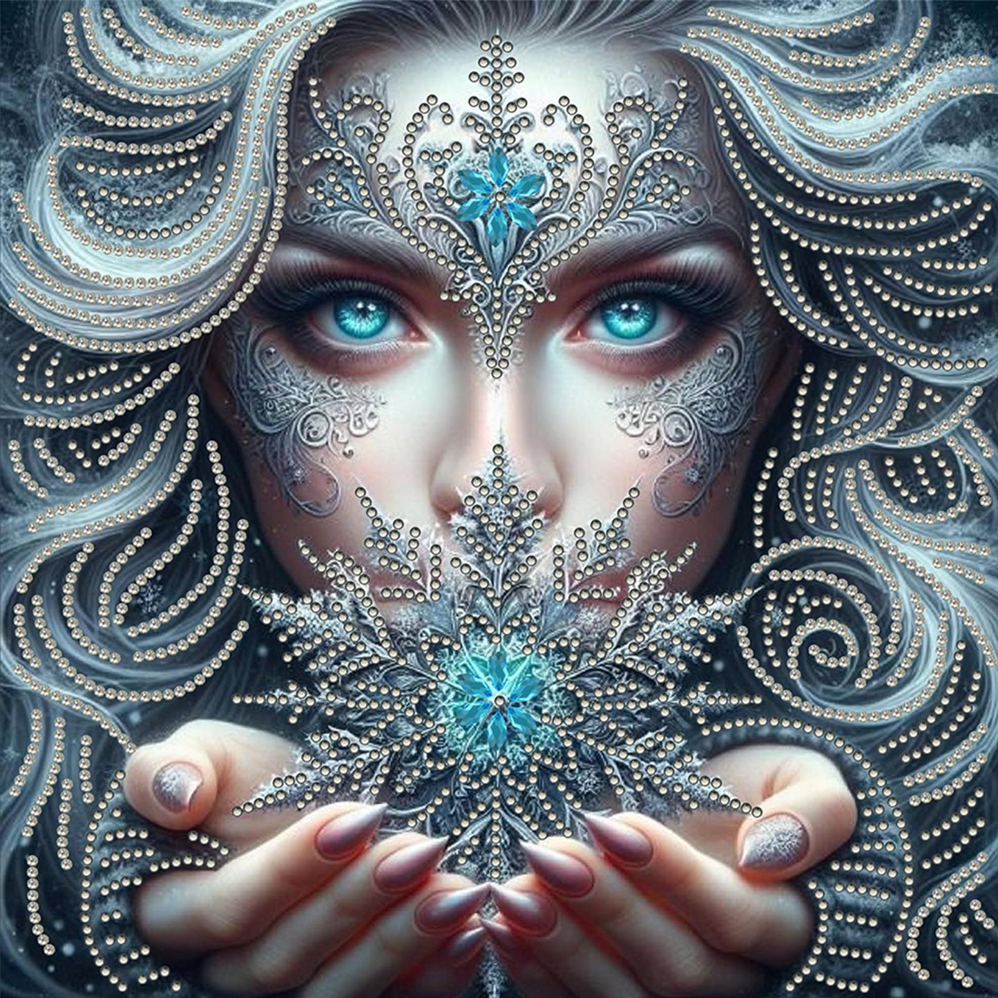 Enchanting Woman - Special Shaped Drill Diamond Painting 30*30CM