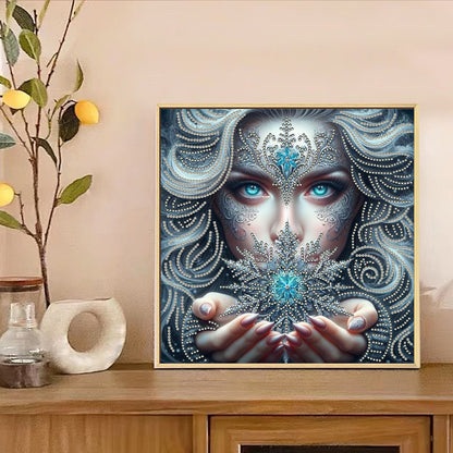Enchanting Woman - Special Shaped Drill Diamond Painting 30*30CM