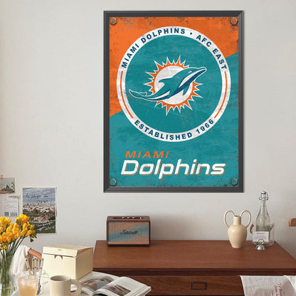 Dolphin Team - Full Round Drill Diamond Painting 40*50CM