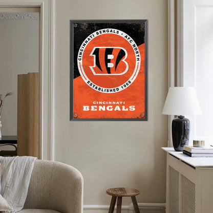 Cincinnati Bengas - Full Round Drill Diamond Painting 40*50CM